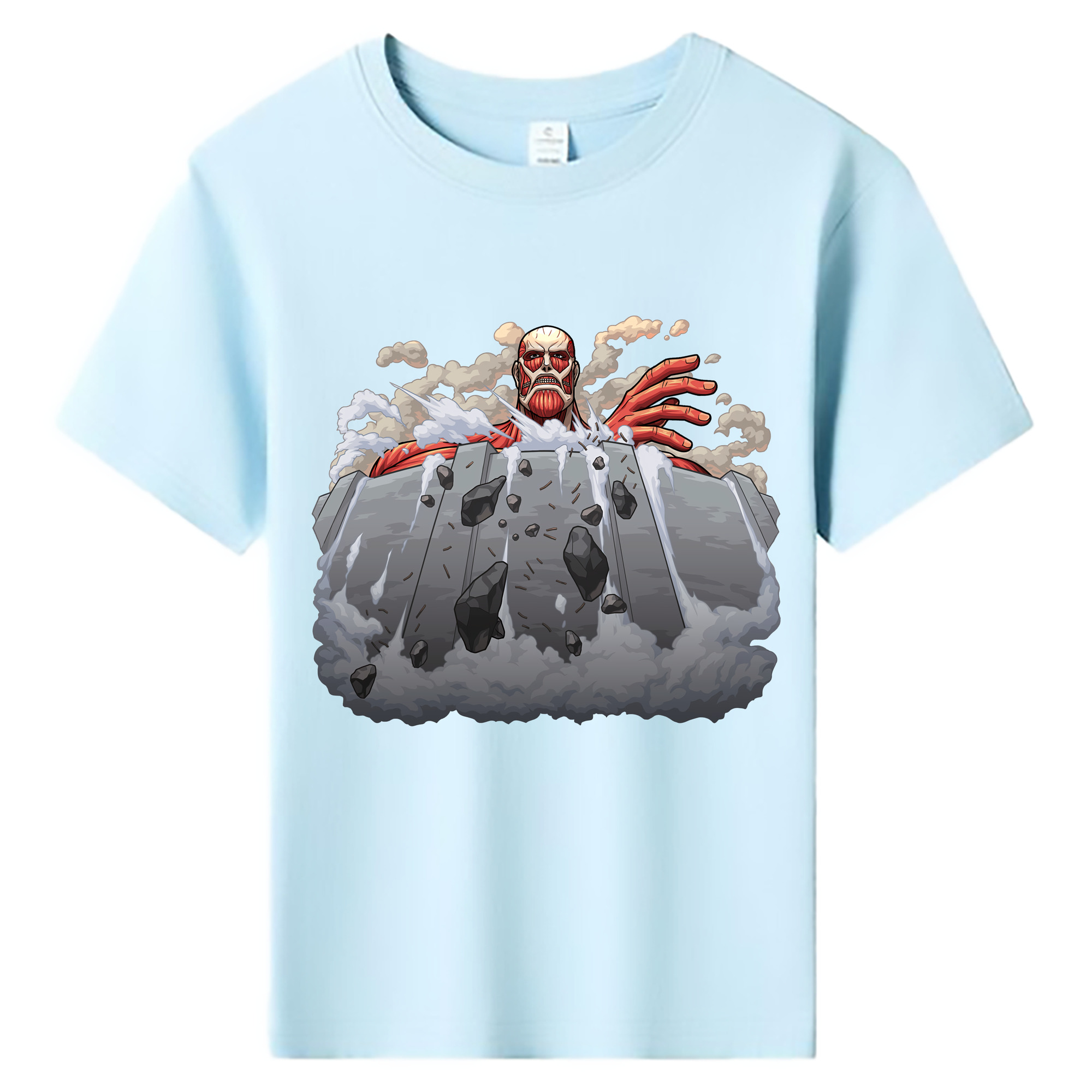 （画像用） 進撃の巨人 Attack on Titan 綿100％キッズTシャツ（フロントプリント）